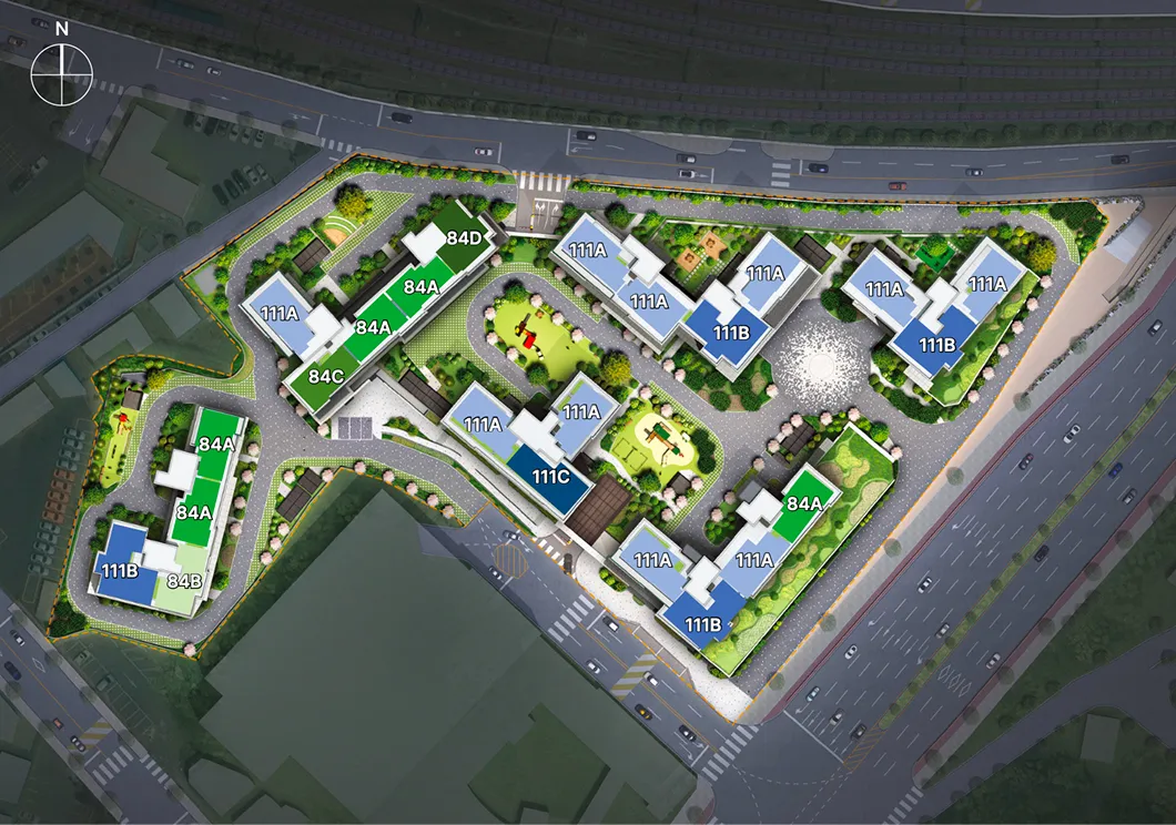 순천 푸르지오 더 퍼스트 배치도